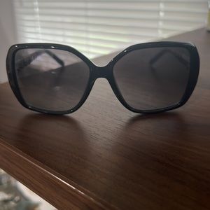 Chloe black square frame sunglasses